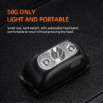 LDC 1-5 6 Linterna de cabeza con usb y sensor (LDC-1-5)