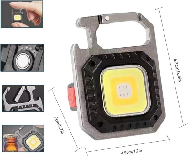 Linterna de trabajo cob, linterna llavero (LDC-1-8)