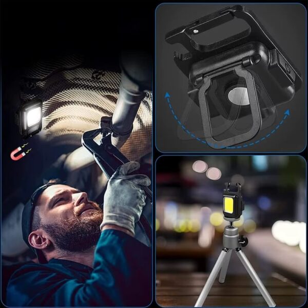 Linterna de trabajo cob, linterna llavero (LDC-1-8)