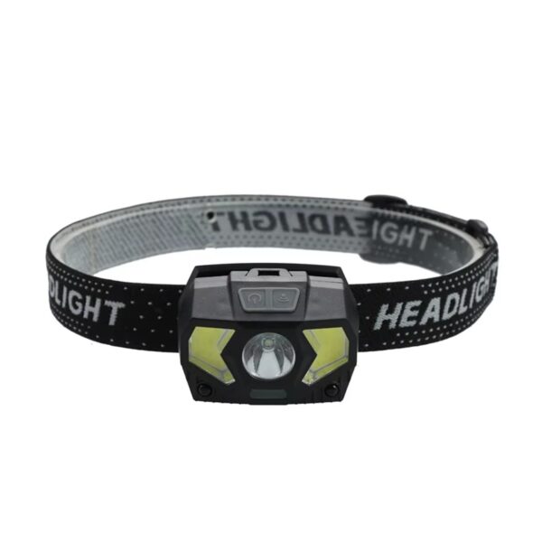 Linterna de cabeza batería intercambiable luz led cob impermeable (LDC-1-9)