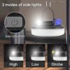Farol de camping con girnalda de luces, solar y usb-c (LIN-1-13)