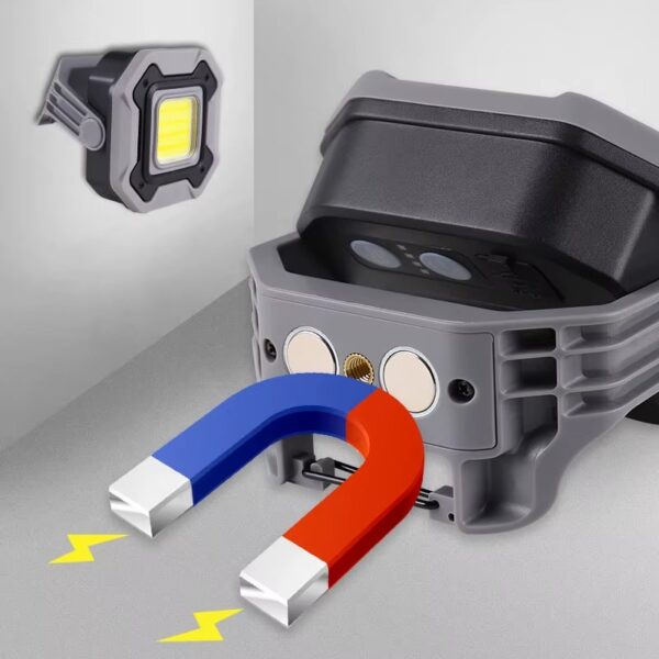 Linterna de emergencia con iman de 1,200 lumenes, power bank, usb-c (LIN-1-7)