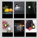 Llavero aluminio con luz recargable multifuncional mini cob led (LIN-2-4)
