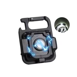 Llavero aluminio con luz recargable multifuncional mini cob led (LIN-2-4)