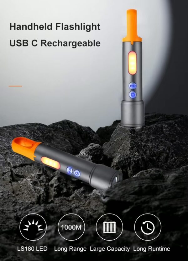 Linerna telescopica de aluminio 1200 lumenes (LIN-4-1)