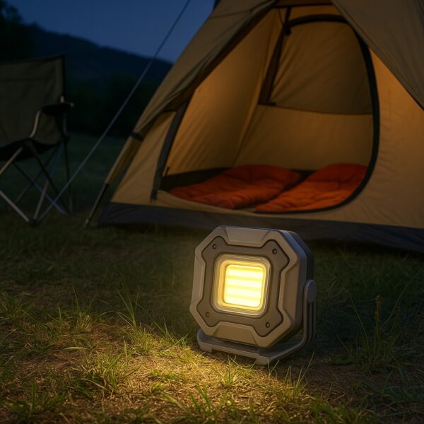 Linterna de emergencia con iman de 1,200 lumenes, power bank, usb-c (LIN-1-7)