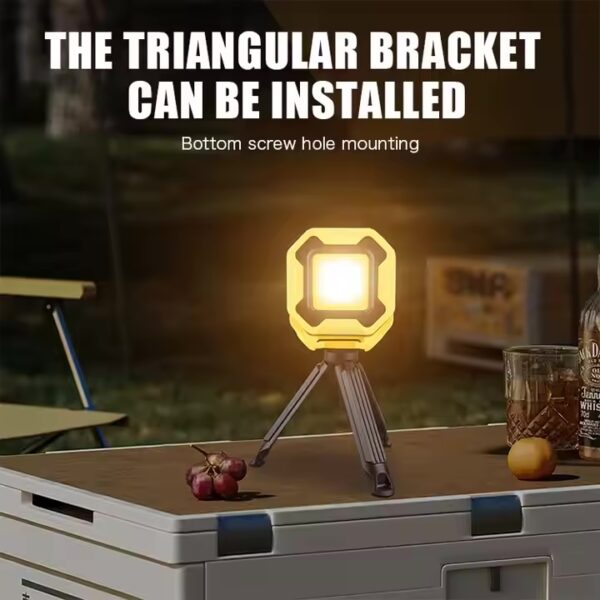 Linterna de emergencia con iman de 1,200 lumenes, power bank, usb-c (LIN-1-7)