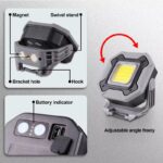 LIN1-7 8 Linterna de emergencia con iman de 1,200 lumenes, power bank, usb-c (LIN-1-7)