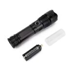 LIN1-8 2 Linterna tactica led aluminio xhp50, recargable, batería 18650 battery (LIN-1-9)