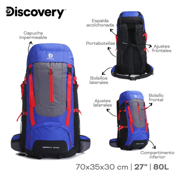 MCD-16042B Mochila Camping Discovery. (16042)