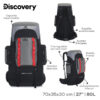 MCD-16045 Mochila Camping Discovery. (16045)