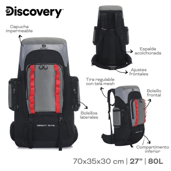 MCD-16045 Mochila Camping Discovery. (16045)