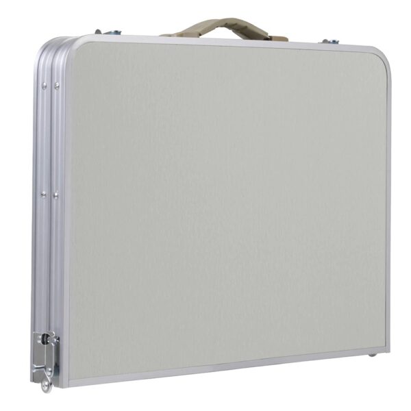 Juego de mesa 120x60x70 cm，4 silla，aluminio (TABLE-40)