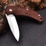 Cuchillo hoja de acero de 19cm plegable con funda (NAV-3-1)