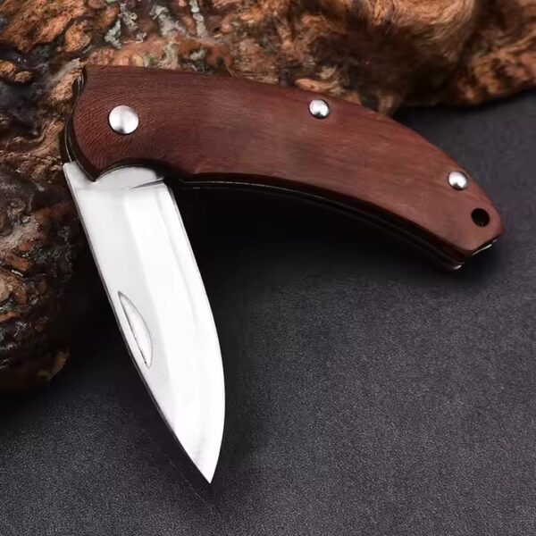 NAV3-1 3 Cuchillo hoja de acero de 19cm plegable con funda (NAV-3-1)