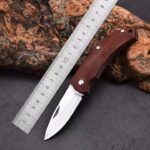 Cuchillo hoja de acero de 19cm plegable con funda (NAV-3-1)