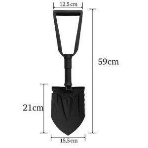 PAL-30-8 Pala plegable con pico 59 cmcon funda (PAL-10-3)