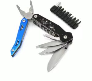 Cortapluma acero multifuncion 18 usos con estuche (PIN-3-2)