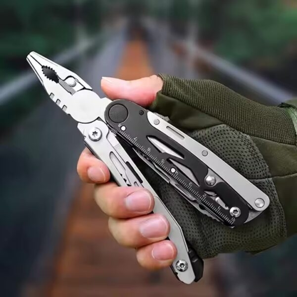 PIN3-3 4 Cortapluma acero multifuncion 17usos con estuche (PIN-3-3)