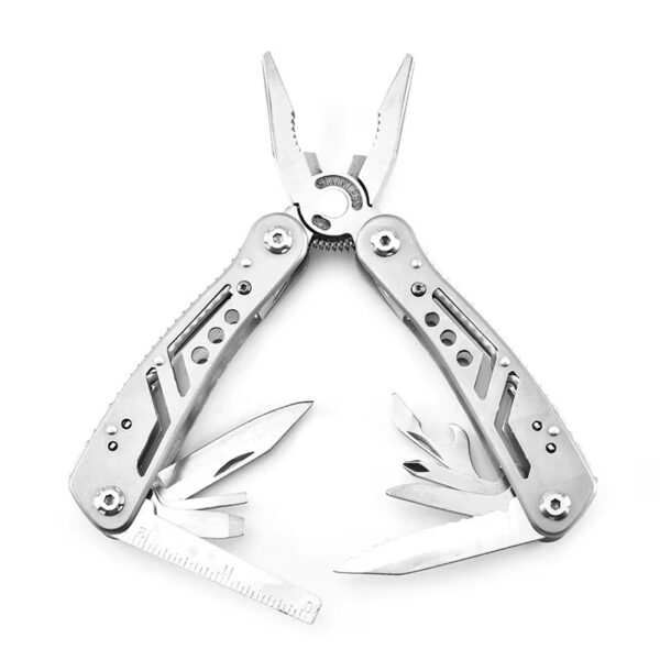 Cortapluma acero multifuncion 15 usos con estuche (PIN-3-6)