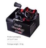 Reel DW128 Baitcasting ultra ligero con estructura resistente (REE-17-17 y 18)