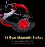Reel DW128 Baitcasting ultra ligero con estructura resistente (REE-17-17 y 18)