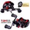 Reel DW128 Baitcasting ultra ligero con estructura resistente