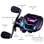 Reel Shark-x Baitcasting diseño compacto freno magentico. / Derecho - Izquierdo