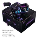 Reel Shark-x Baitcasting diseño compacto freno magentico. / Derecho - Izquierdo