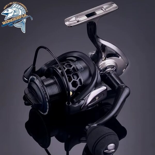 Reel Viper metalico de alta resitencia carretel a. anodizado aireado.