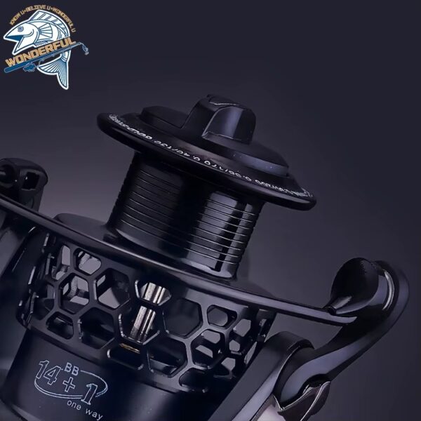 Reel Viper metalico de alta resitencia carretel a. anodizado aireado.