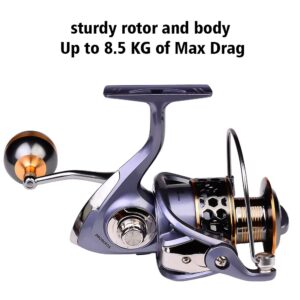 REE-SILVER 11 Reel Silver de aleacion de Aluminio, rulemanes de acero inoxidable.