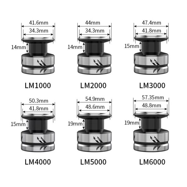 Reel Drivon carrete alivianado 5bb con carrete extra.
