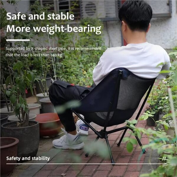 SCH-10 4 Silla plegable de aluminio, desarmable, sporta 90kg (SCH-10)