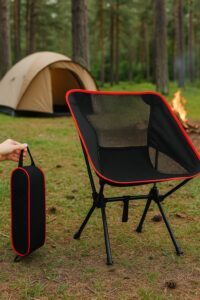 Silla plegable de aluminio, desarmable, sporta 90kg (SCH-10) Ingreso estimado 20/09