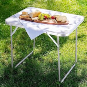 Mesa plegable de camping de 60x40x50 cm, patas de caño redondo (TABLE-10) Ingreso estimado 20/09