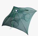 Trampa para mojarras plegable 4 bocas color verde (TRA-11-01)