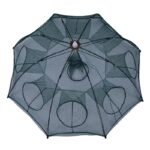 Trampa para mojarras plegable 8 bocas color verde (TRA-11-03)