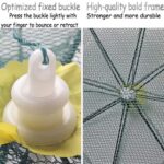 Trampa para mojarras plegable 8 bocas color verde (TRA-11-03)