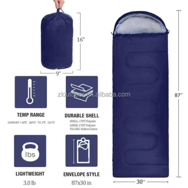 URBAN BOLSA DE DORMIR RECTANGULAR 0º (BDX-1-1)