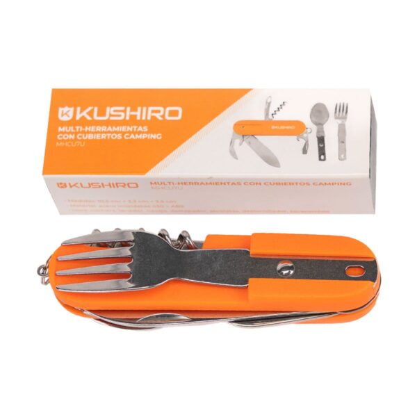 Multi-herramientas con cubiertos camping