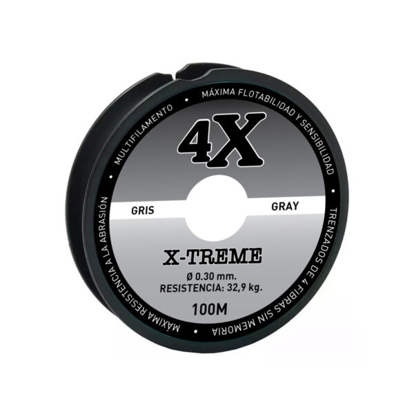 Multi 4 hebras Gris caja x10 rollos 100mts.