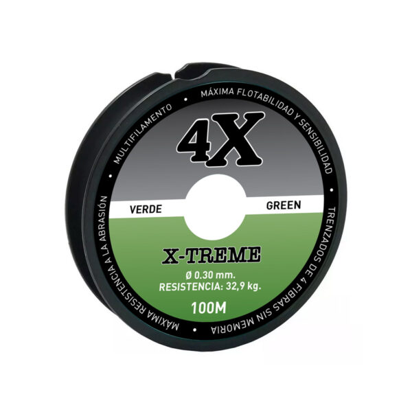 Multi 4 hebras Verde Musgo caja x10 rollos 100mts.