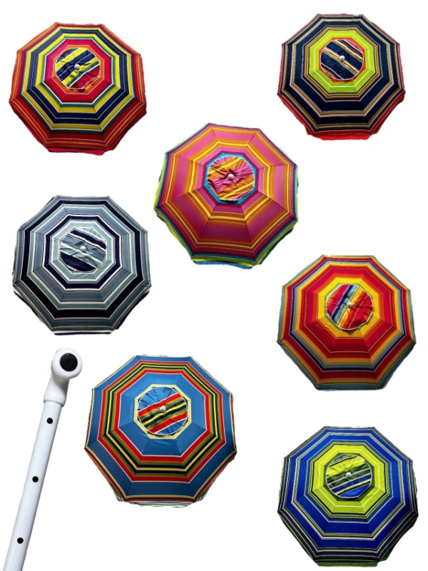 SOMBRILLA ACERO UV 200 CM QT-03-3-CA