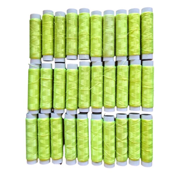 Pack Hilo Elástico Para Atar Carnada X 10 Unidades Pesca Amarillo