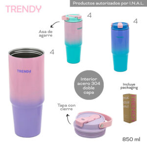 Vaso Termico Trendy 850 ML (18442)