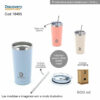 18495-b6cbe2f0ff6d0ab15217478378920410-1024-1024 Vaso Termico Discovery con Bombilla 600 Ml (18495)