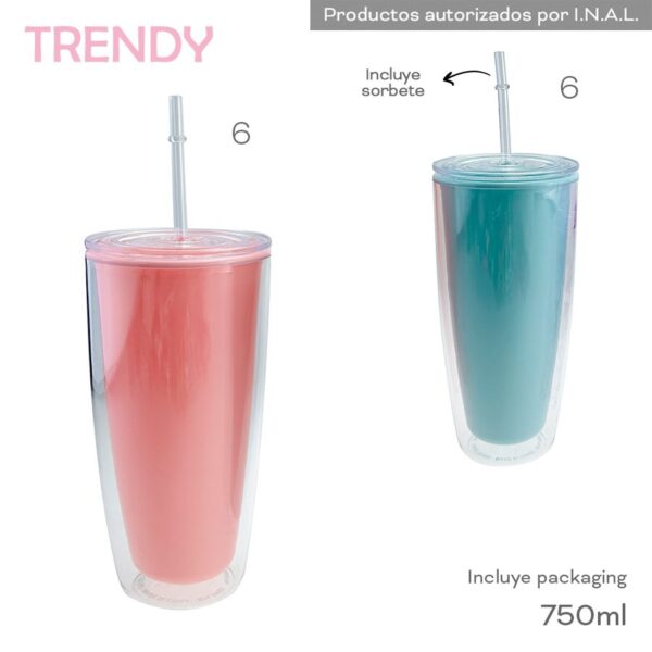 Vaso Trendy 750 ML (17393)