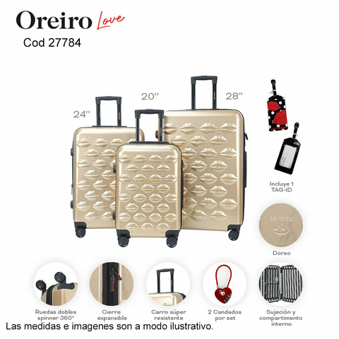 Set Valijas Las Oreiro (27784)