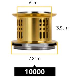 CARRETE EXRA SURF MASTER ALUMINIO (NKG SPOOL)